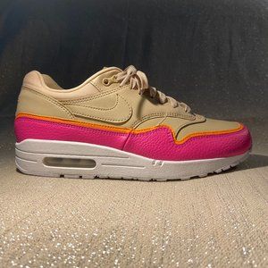 Air Max 1 SE Desert Ore/Laser Fuchsia/Orange Peel